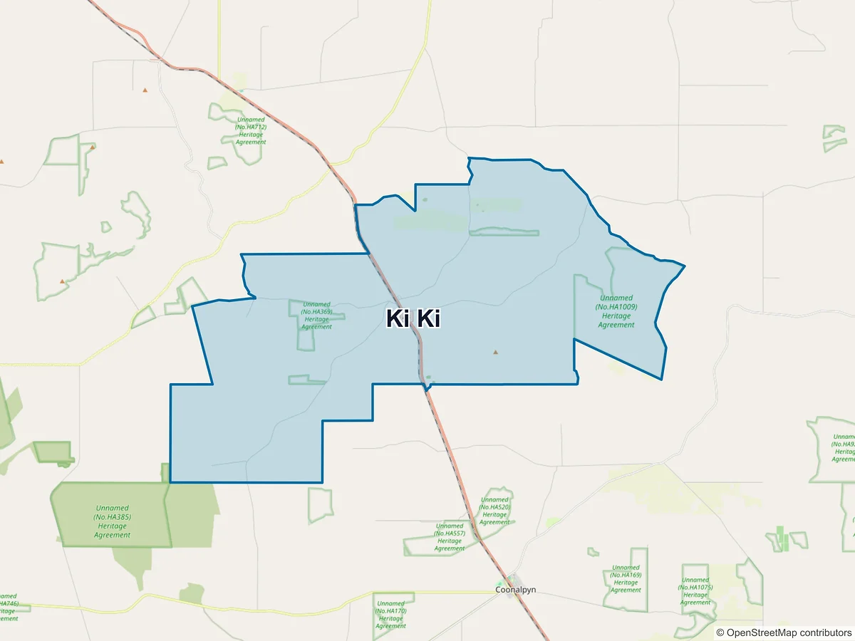 Map of Ki Ki, SA, Australia