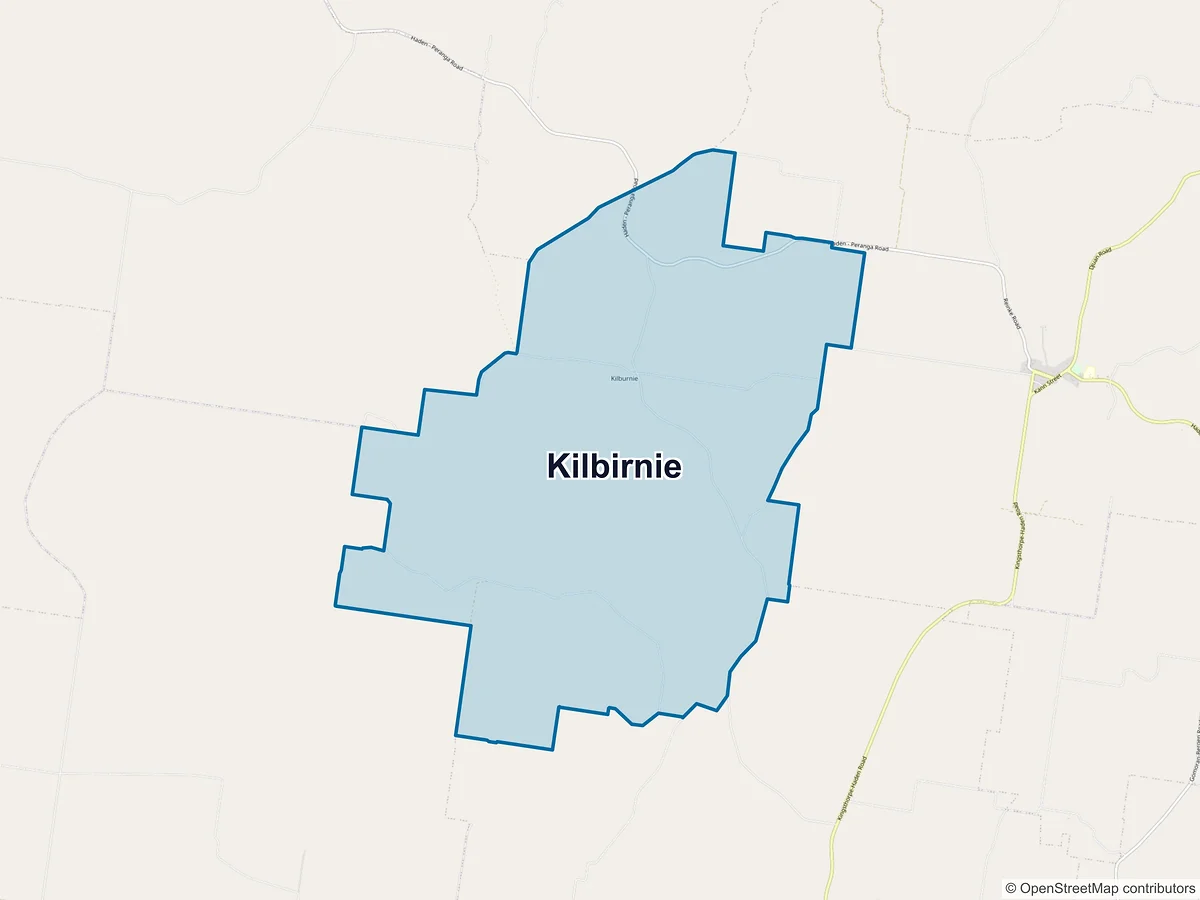 Map of Kilbirnie, QLD, Australia
