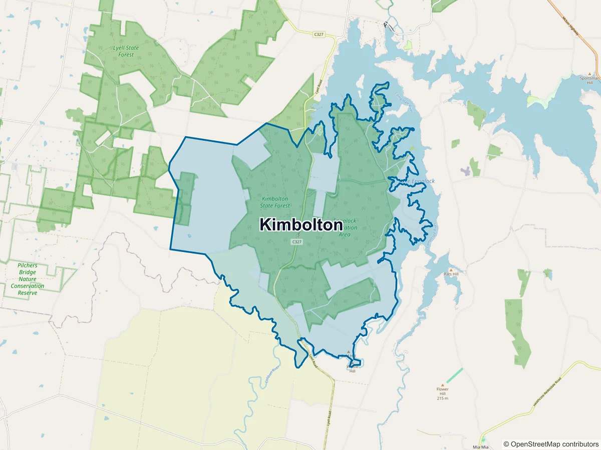 Map of Kimbolton, VIC, Australia
