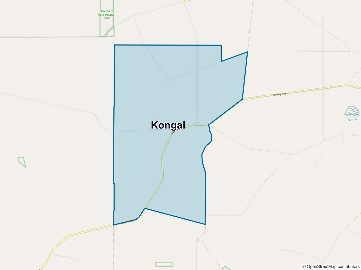 Map of Kongal, SA, Australia