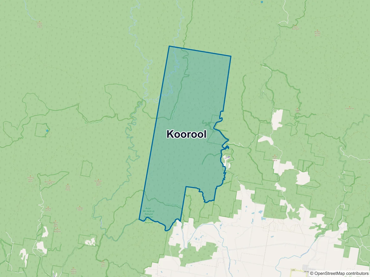 Map of Koorool, VIC, Australia