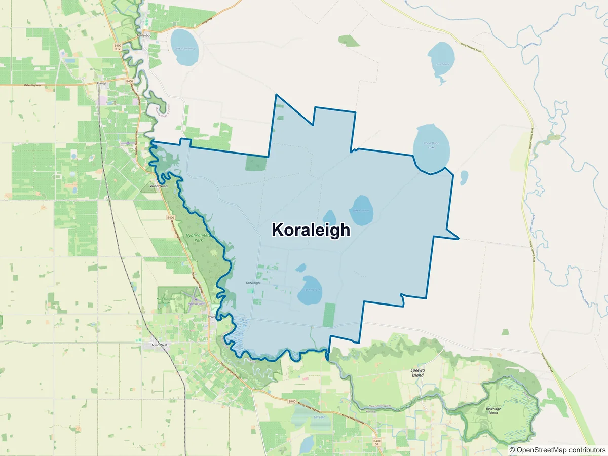 Map of Koraleigh, NSW, Australia