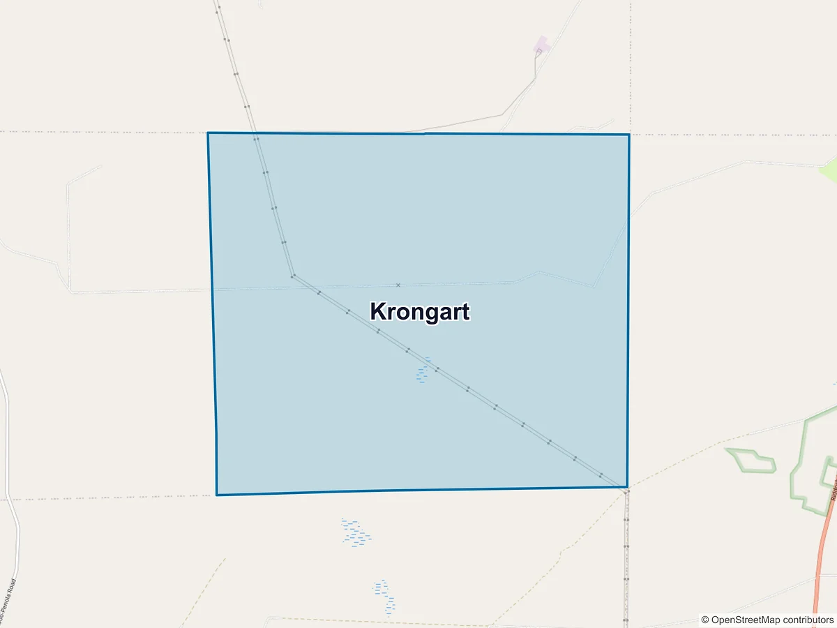 Map of Krongart, SA, Australia