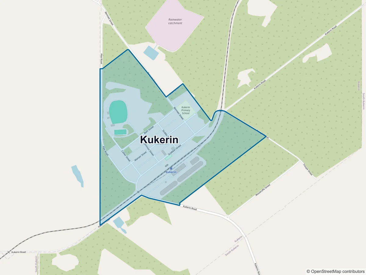 Map of Kukerin, WA, Australia