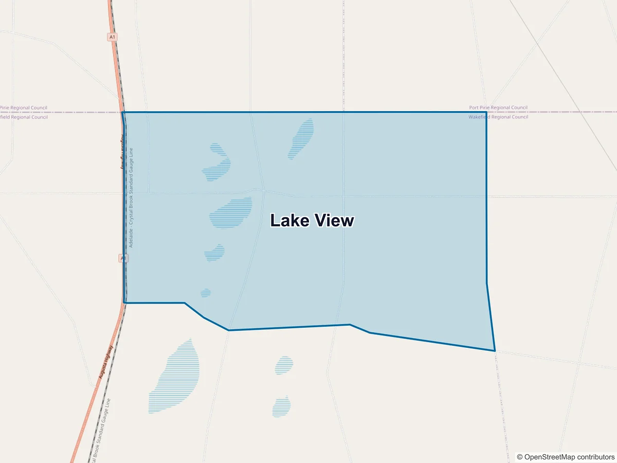 Map of Lake View, SA, Australia