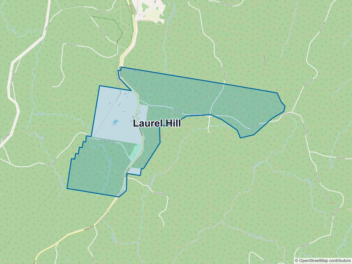 Map of Laurel Hill, NSW, Australia