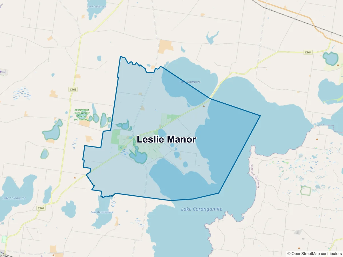 Map of Leslie Manor, VIC, Australia