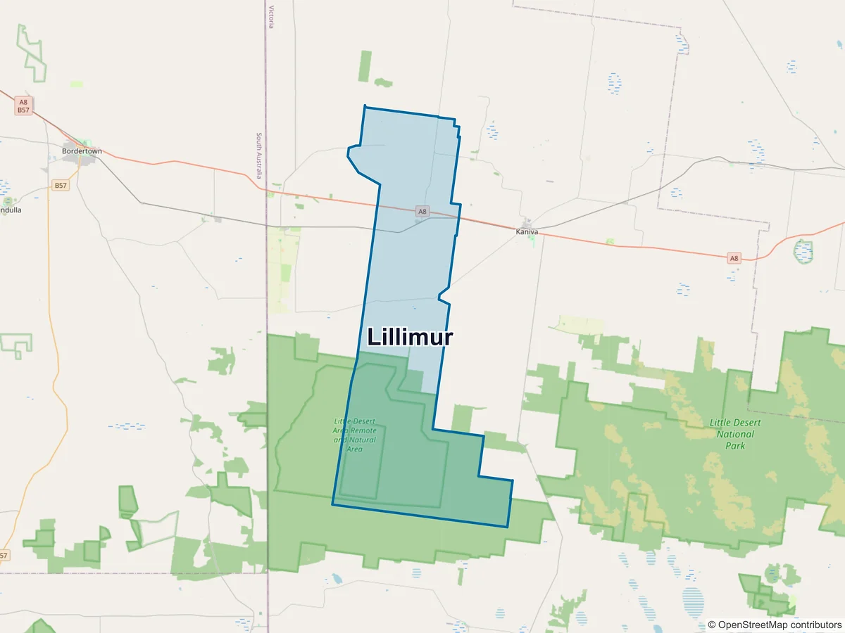 Map of Lillimur, VIC, Australia