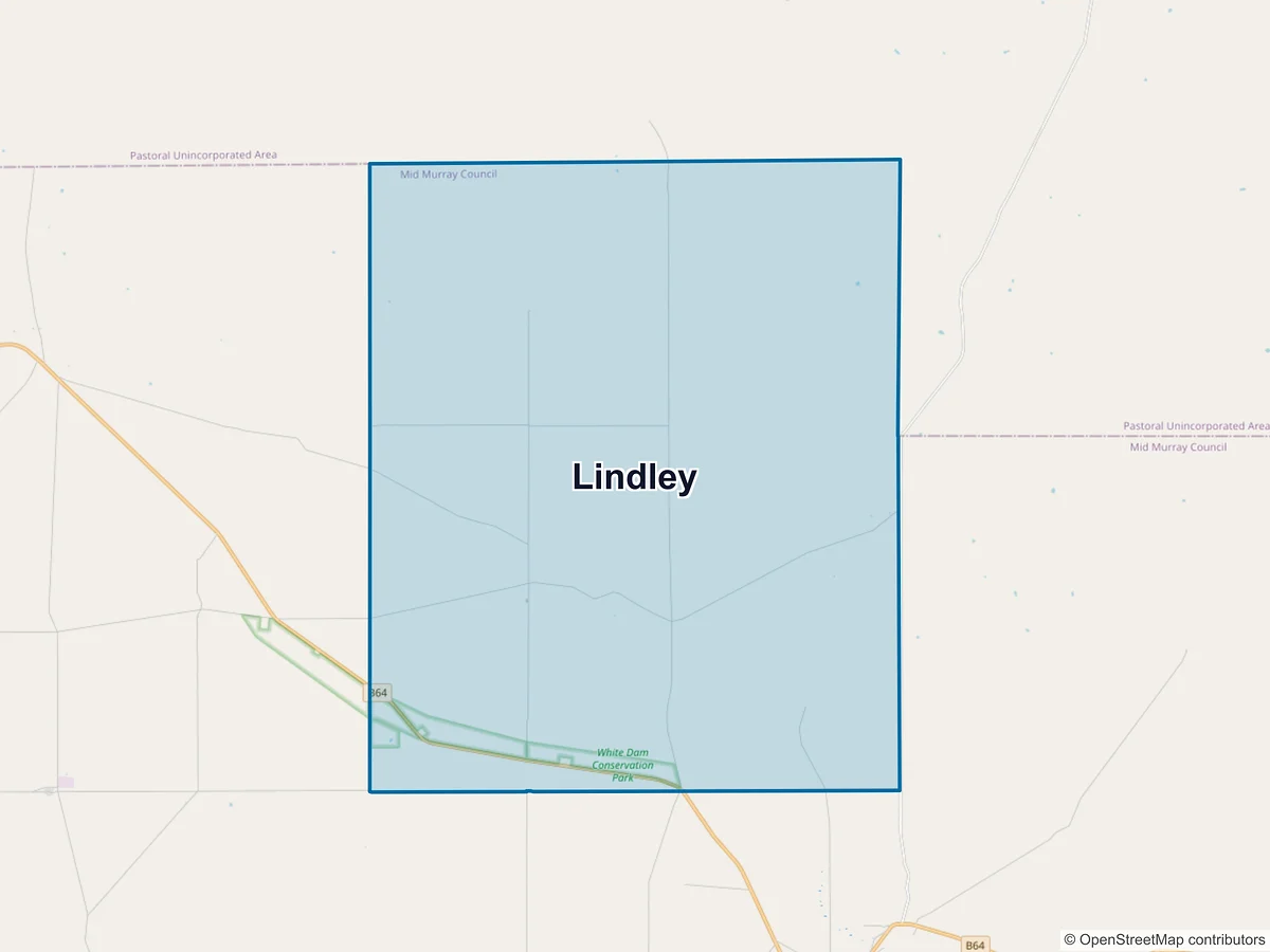 Map of Lindley, SA, Australia
