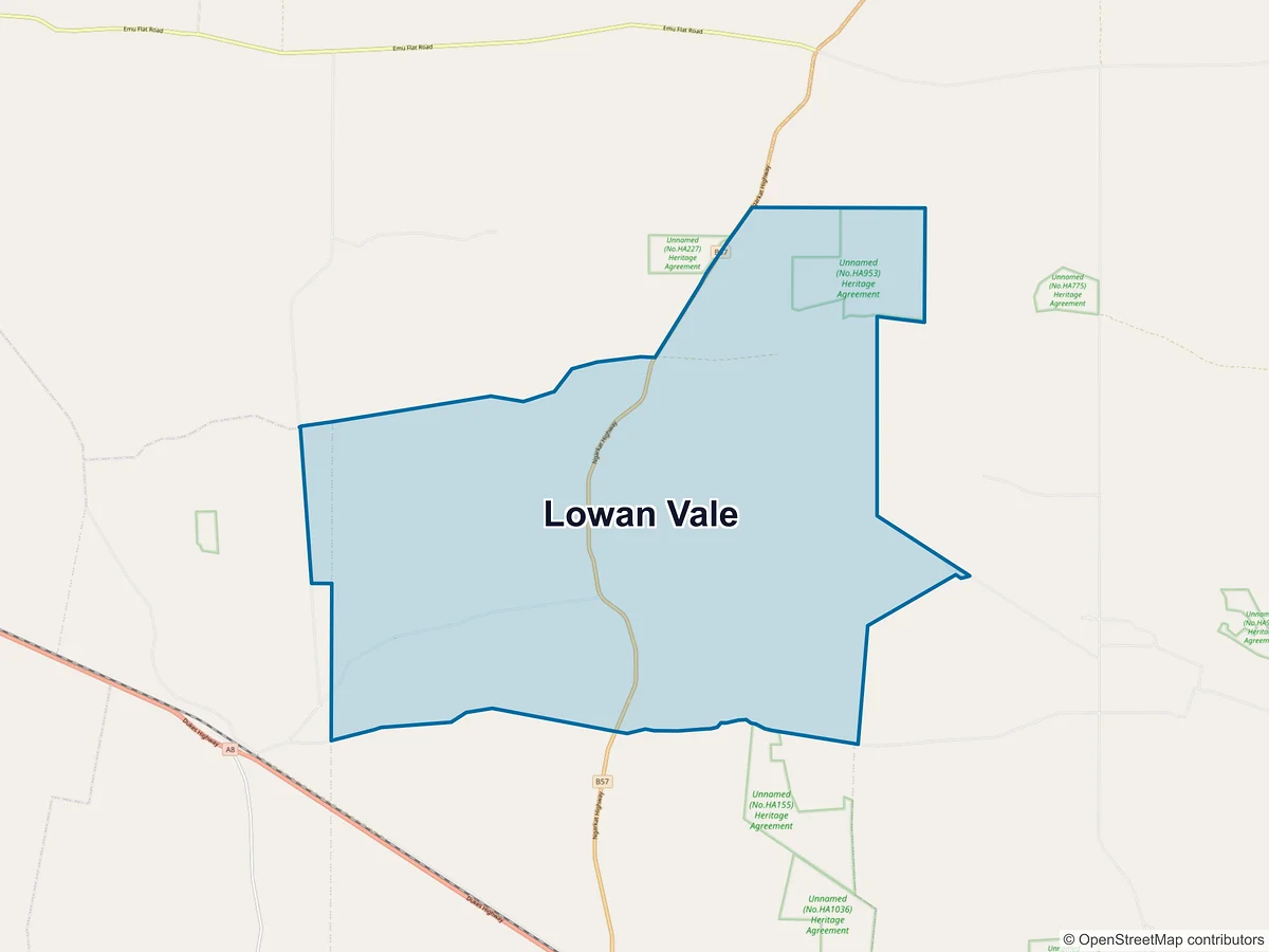 Map of Lowan Vale, SA, Australia