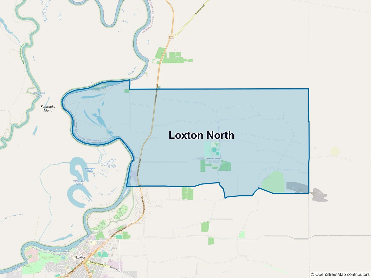 Map of Loxton North, SA, Australia