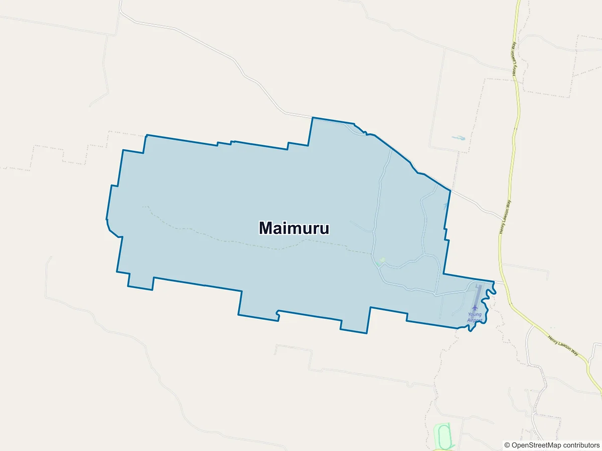 Map of Maimuru, NSW, Australia