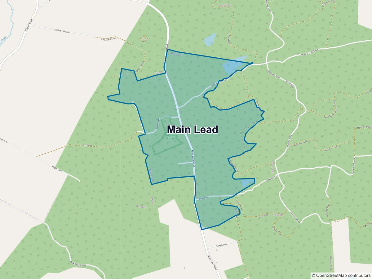 Map of Main Lead, VIC, Australia