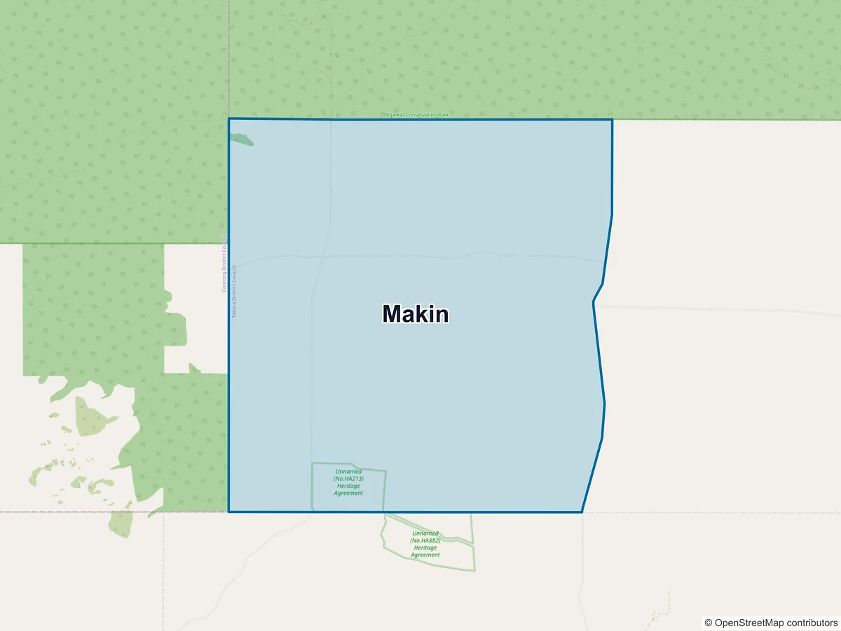 Map of Makin, SA, Australia