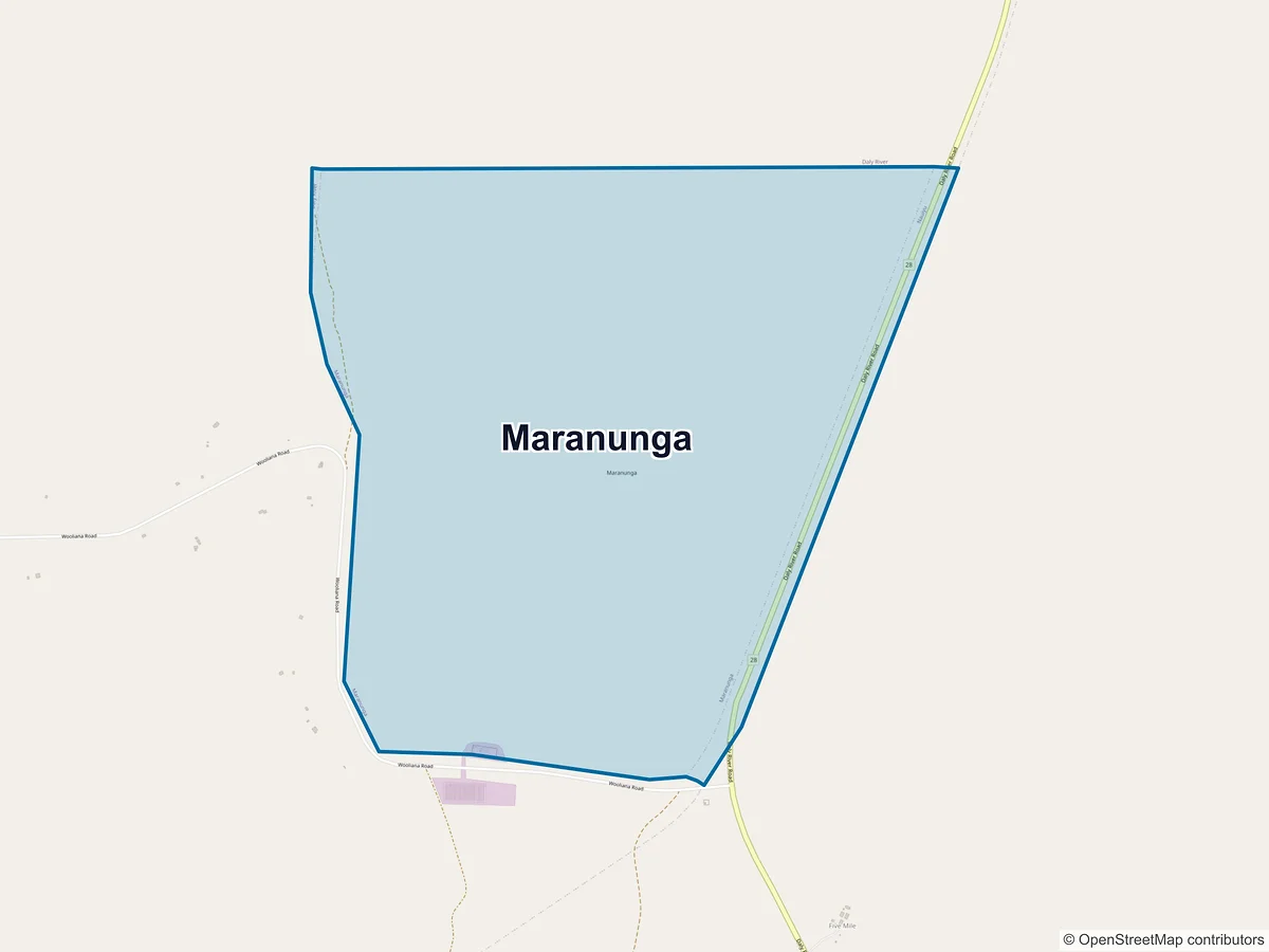 Map of Maranunga, NT, Australia