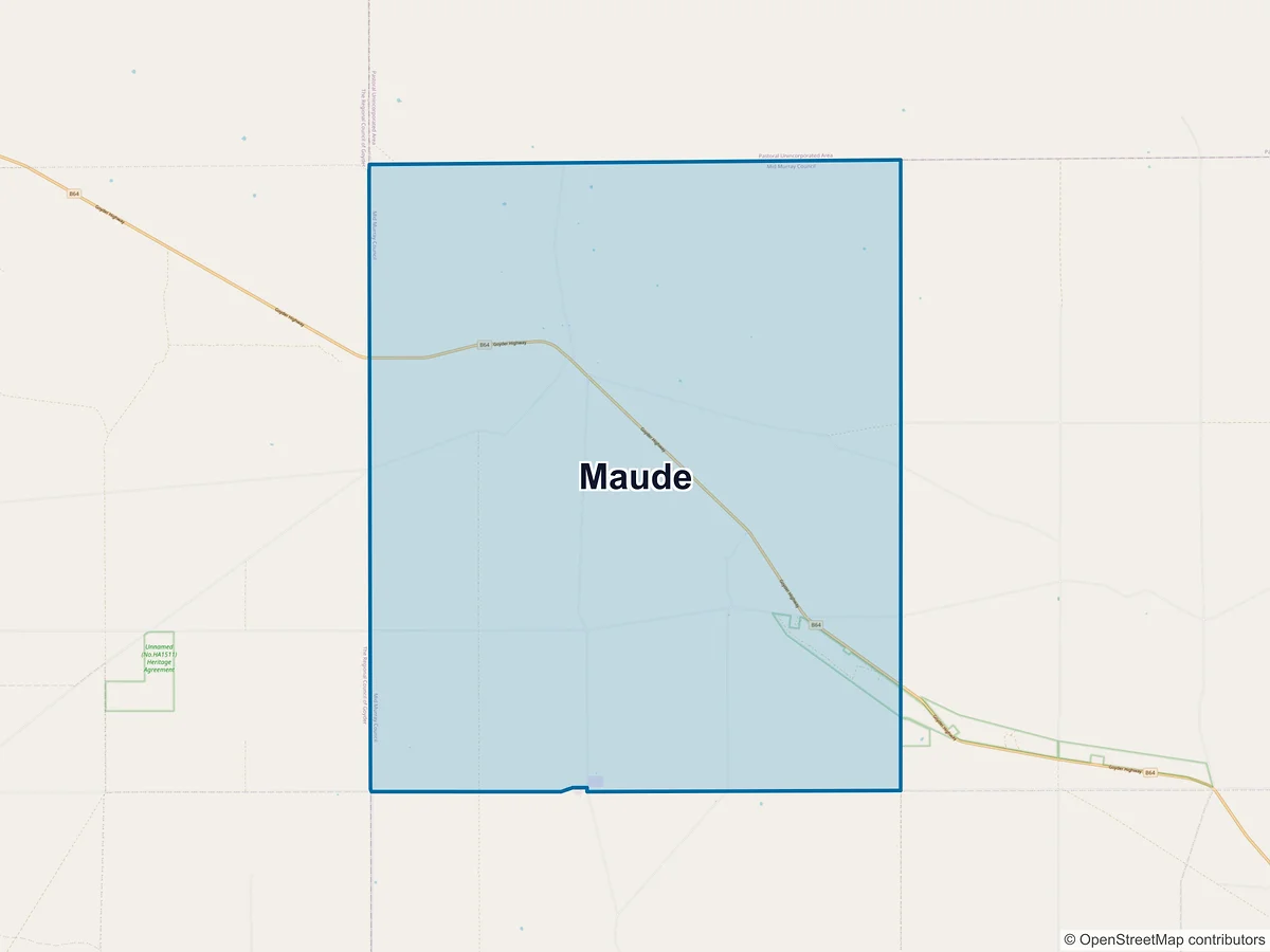 Map of Maude, SA, Australia