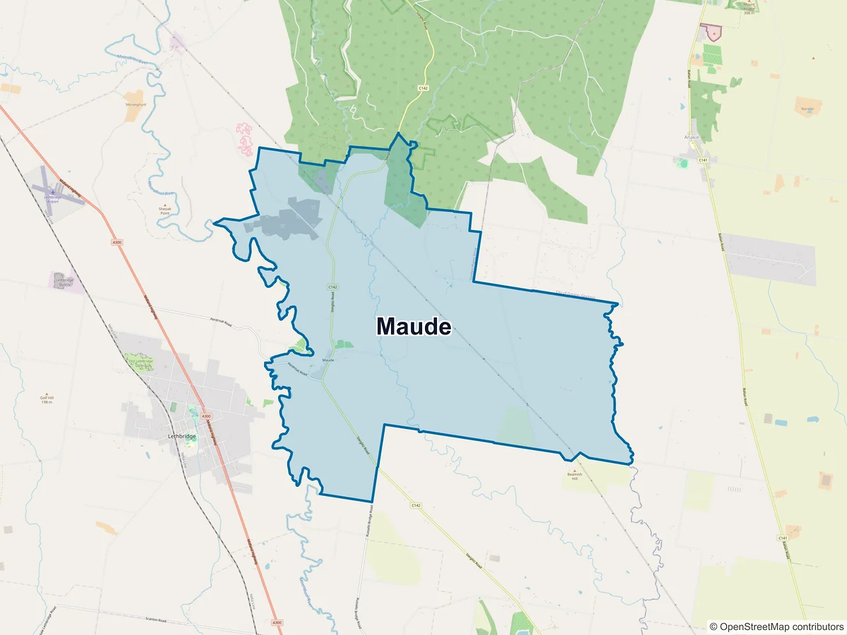 Map of Maude, VIC, Australia