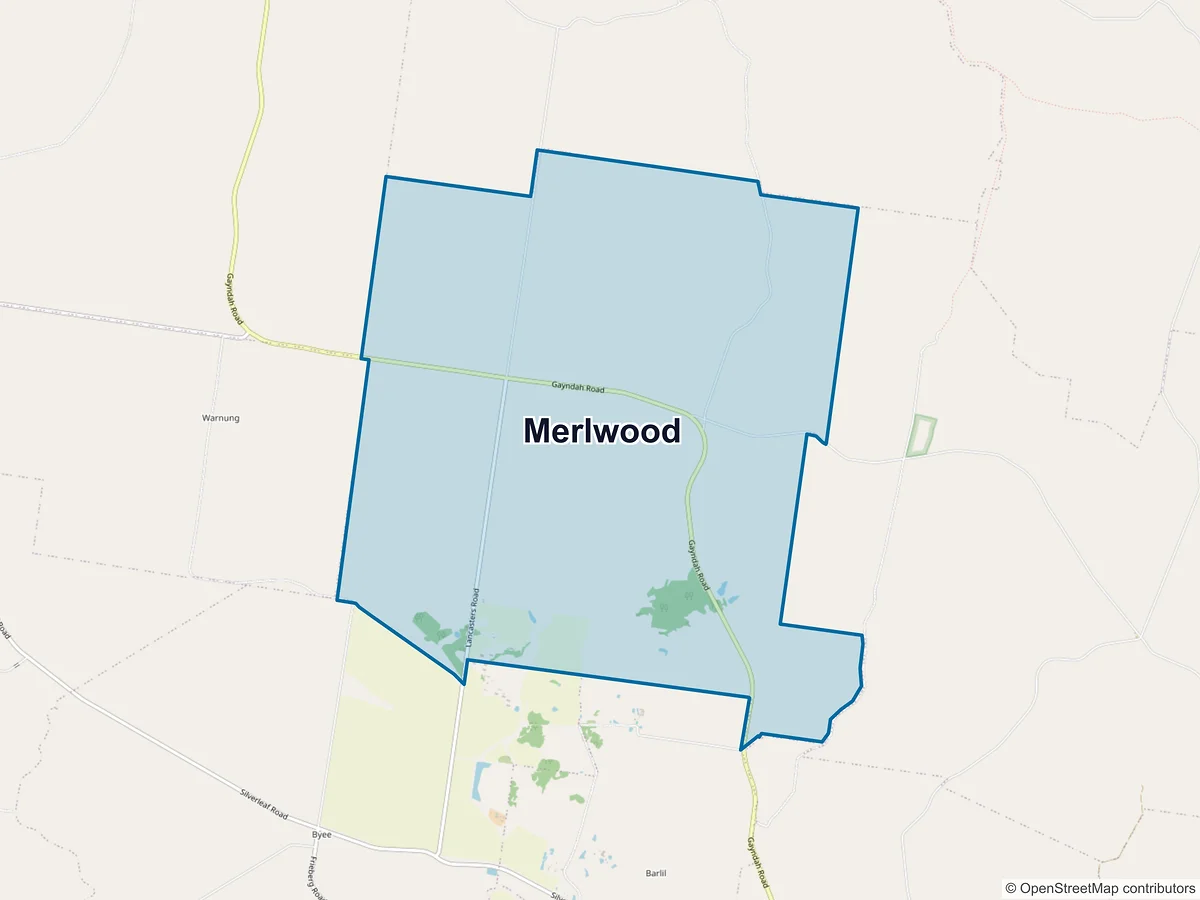 Map of Merlwood, QLD, Australia
