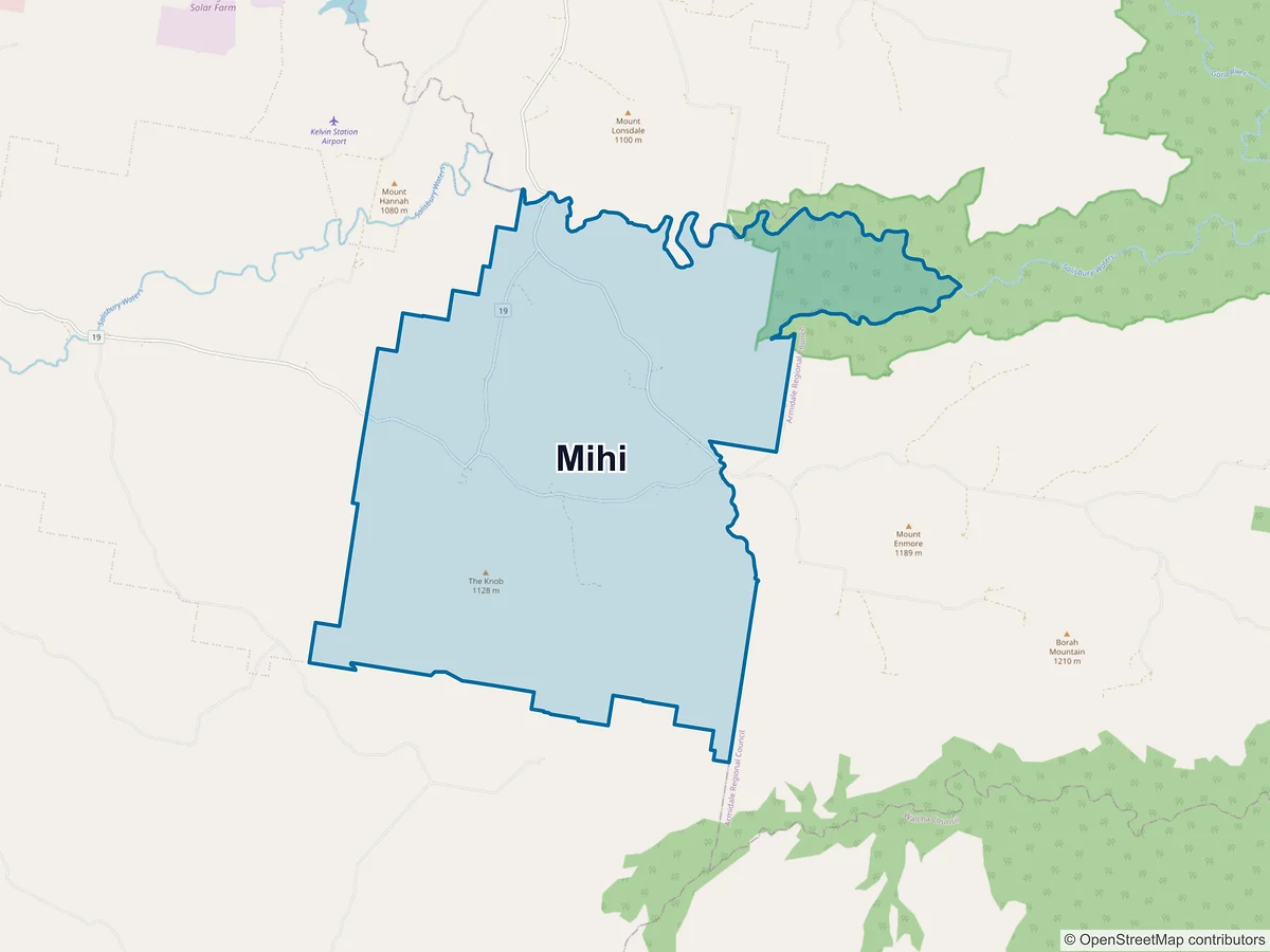 Map of Mihi, NSW, Australia