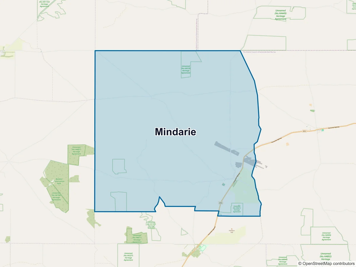 Map of Mindarie, SA, Australia