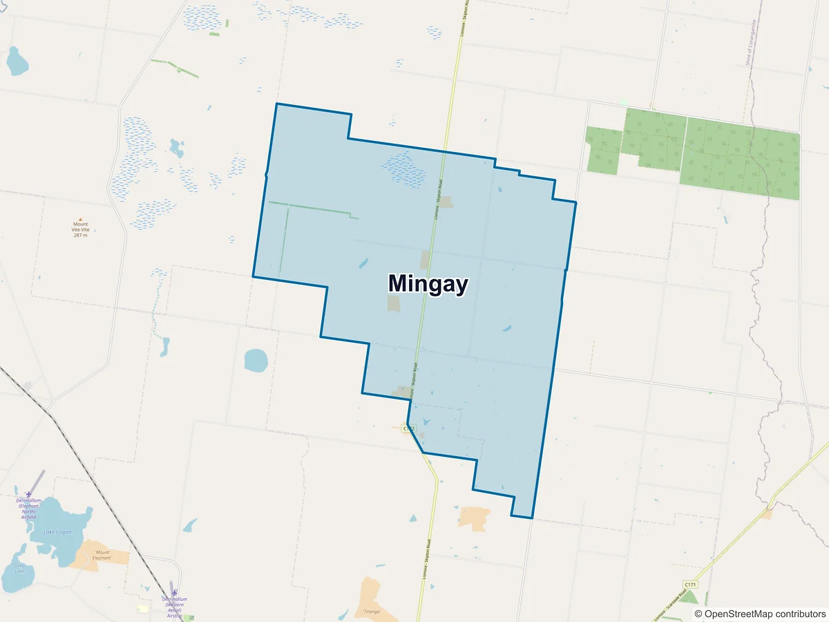 Map of Mingay, VIC, Australia