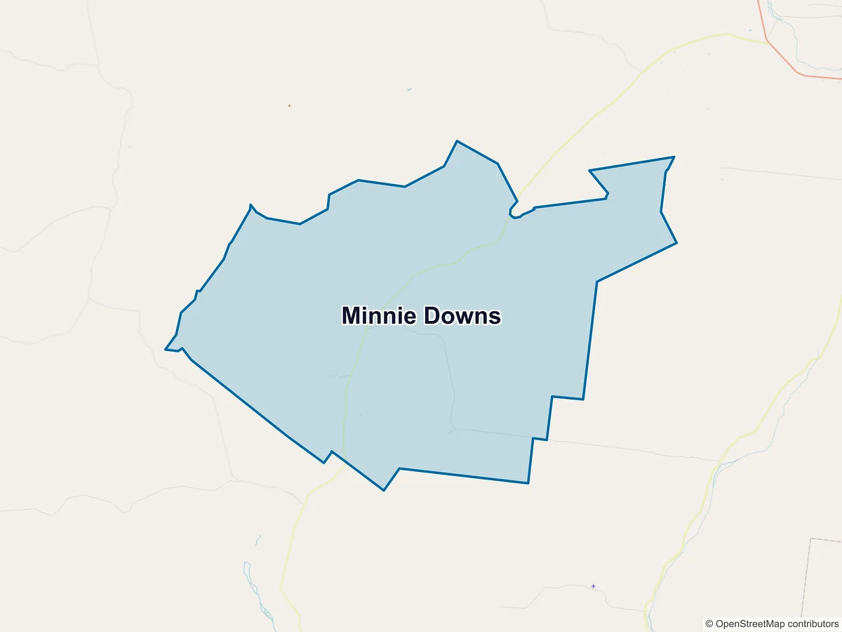 Map of Minnie Downs, QLD, Australia