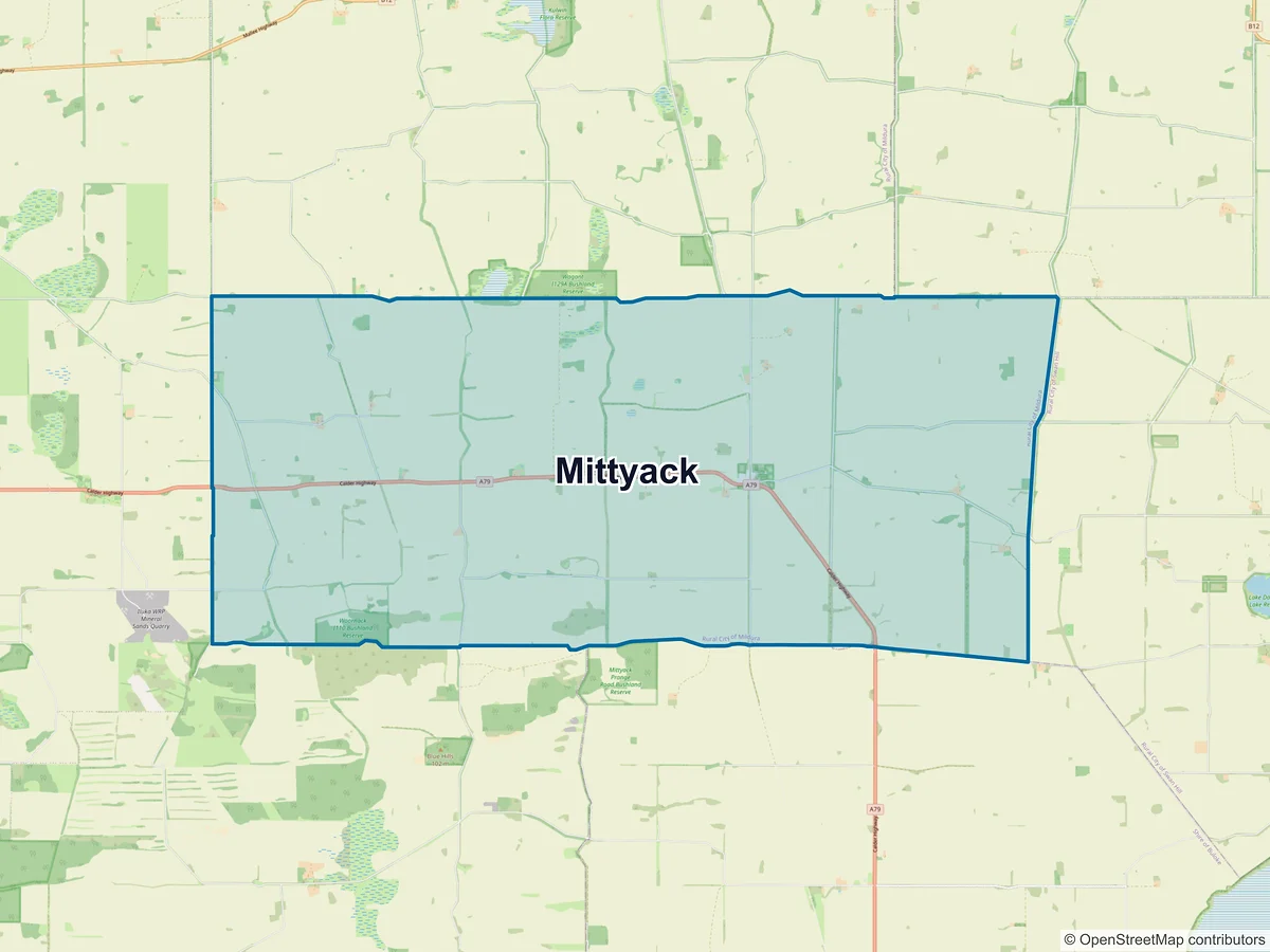 Map of Mittyack, VIC, Australia