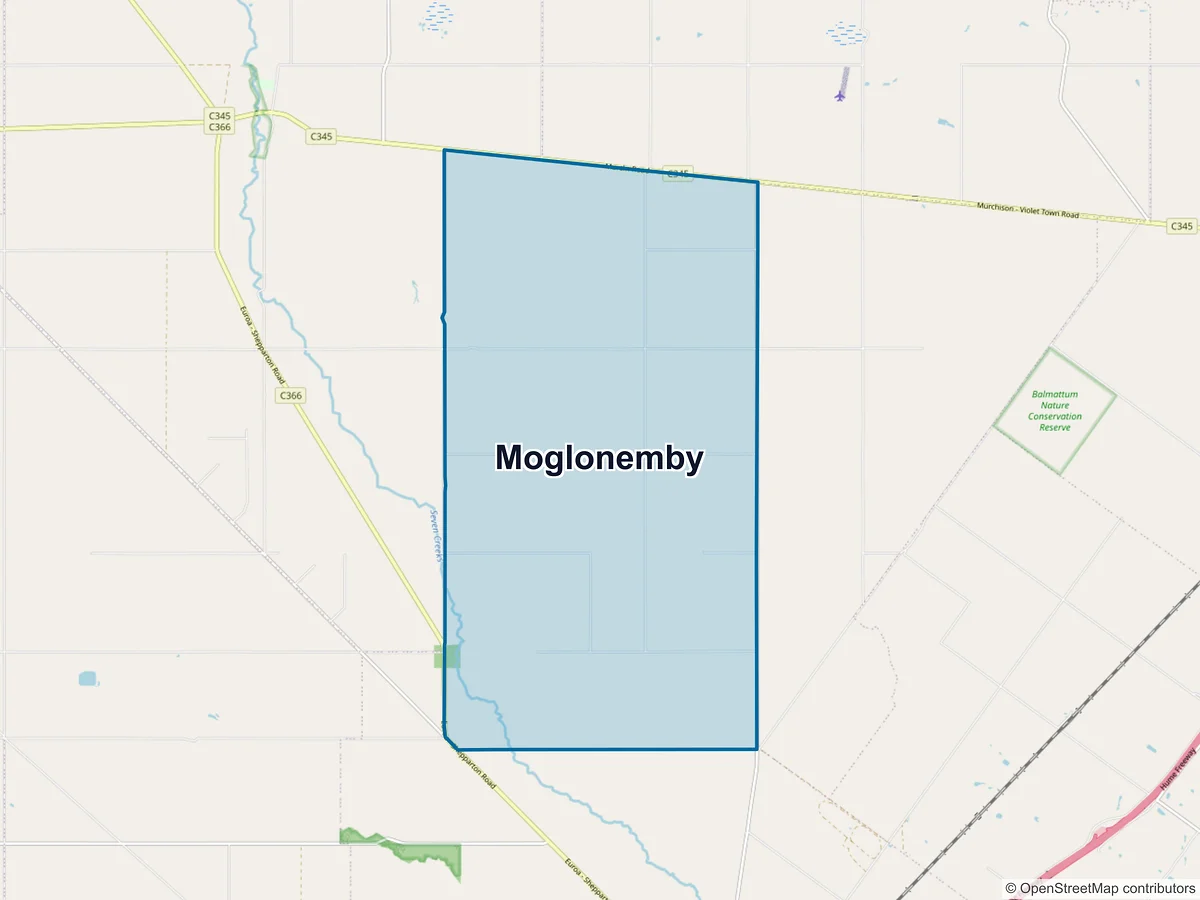 Map of Moglonemby, VIC, Australia