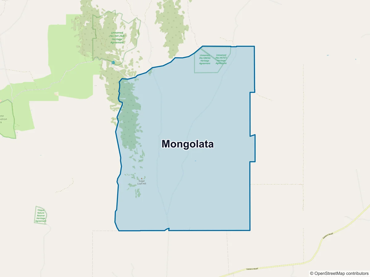 Map of Mongolata, SA, Australia