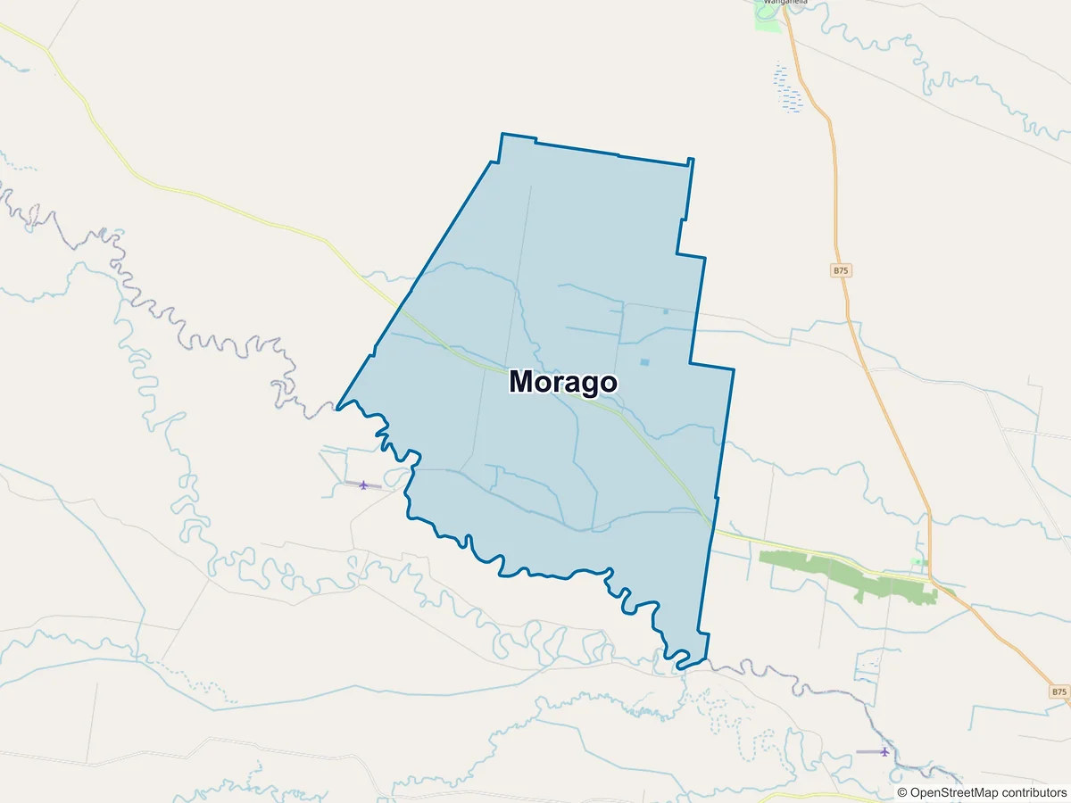 Map of Morago, NSW, Australia