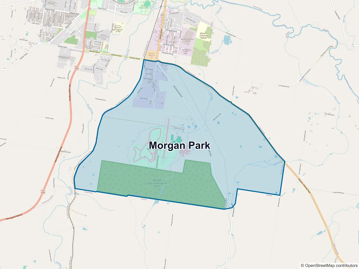 Map of Morgan Park, QLD, Australia