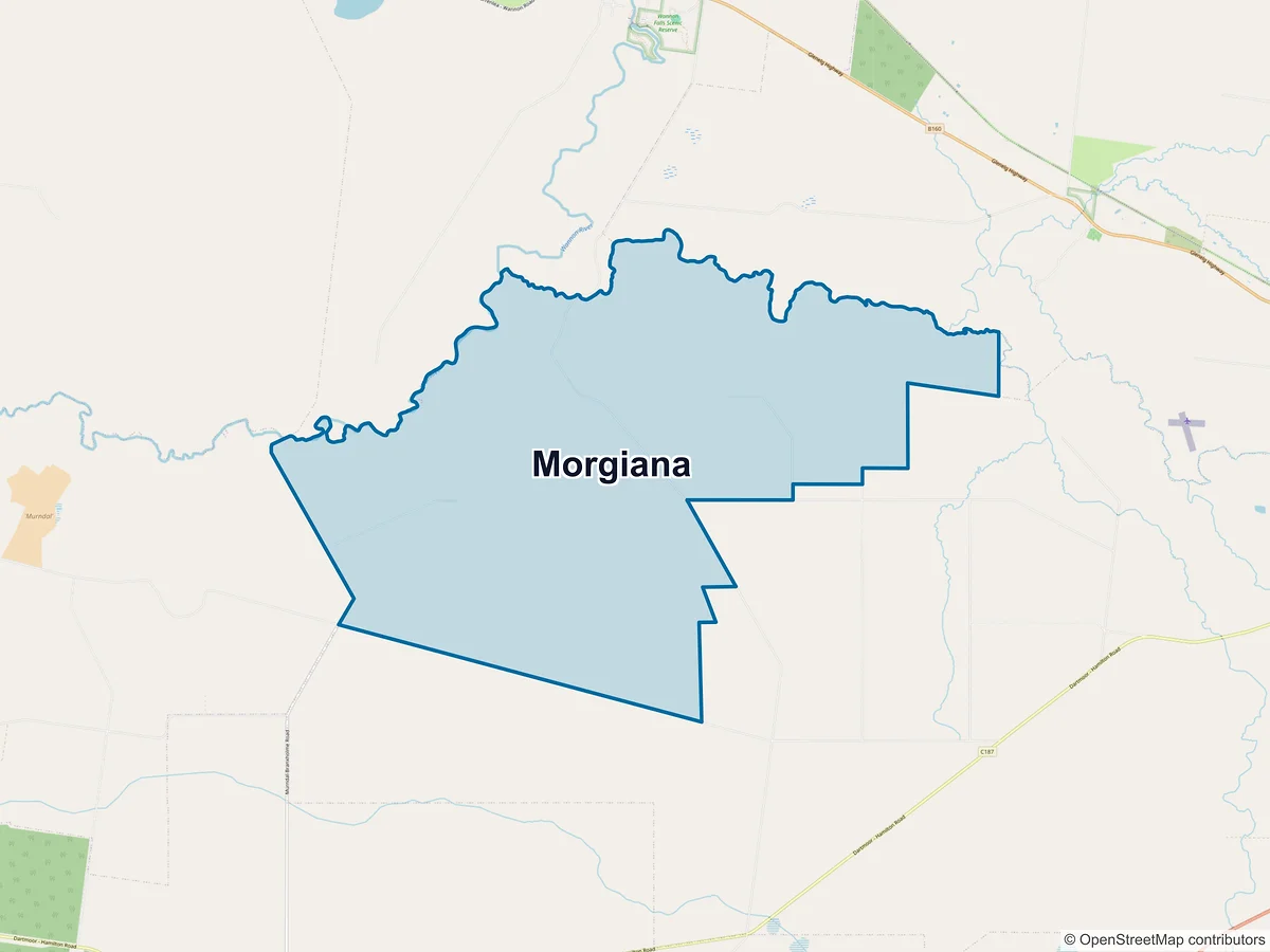 Map of Morgiana, VIC, Australia