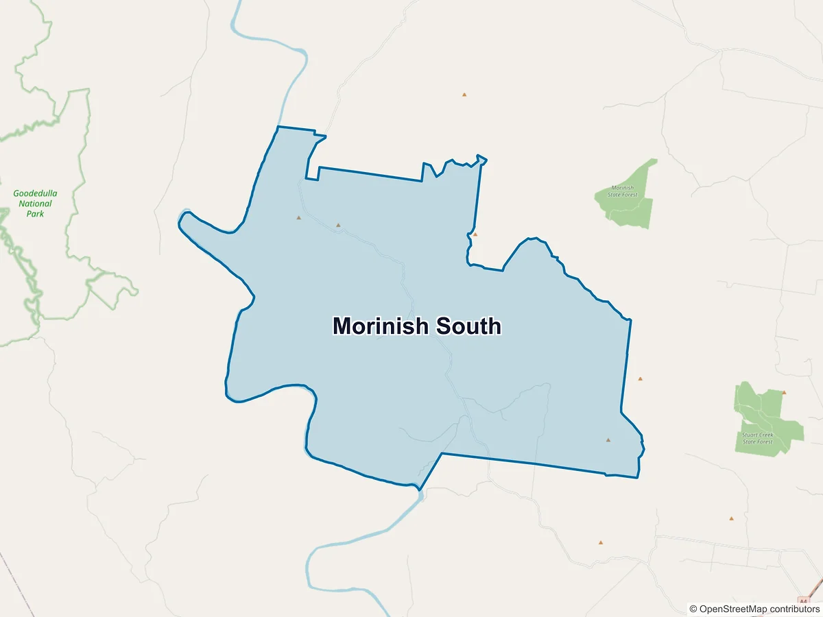Map of Morinish South, QLD, Australia