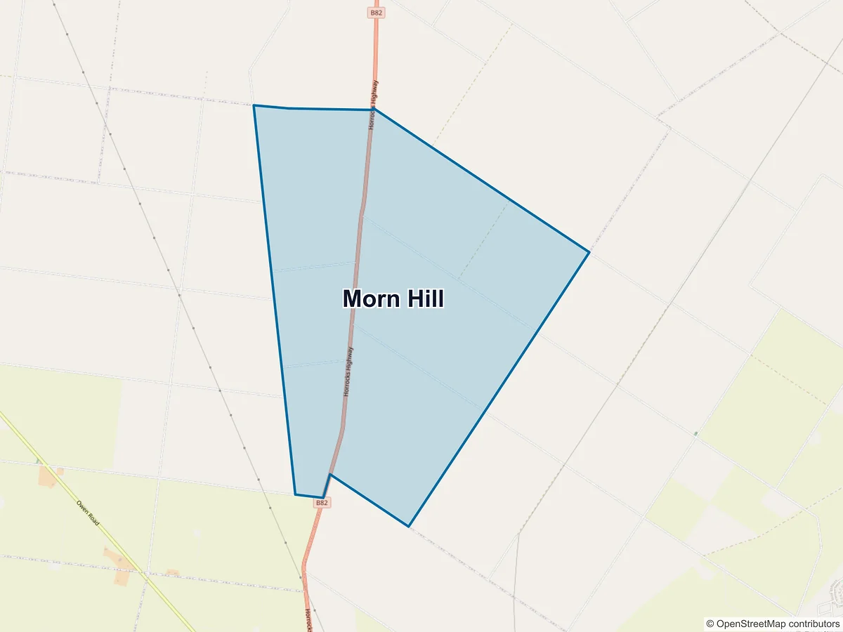 Map of Morn Hill, SA, Australia