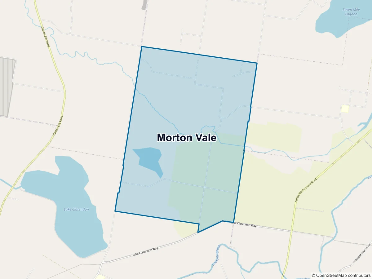 Map of Morton Vale, QLD, Australia