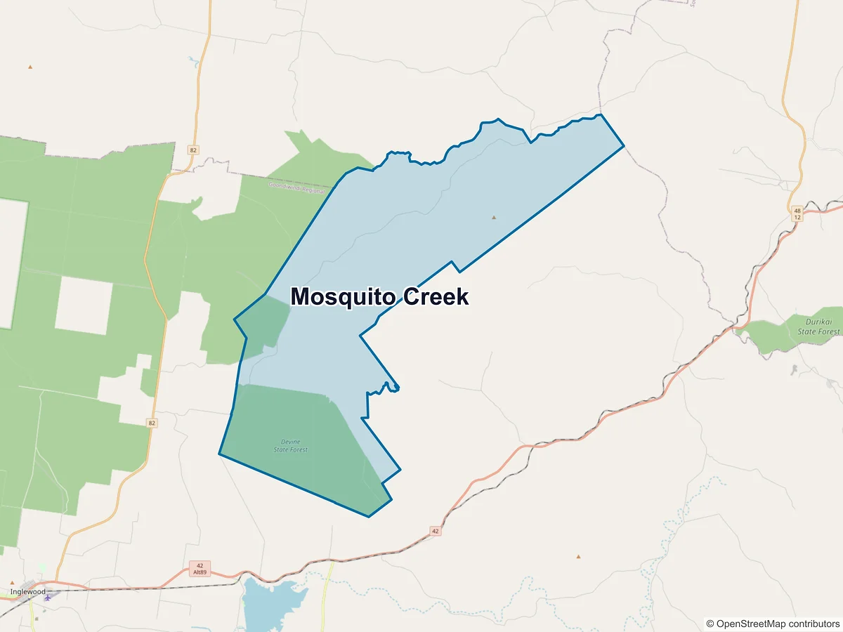 Map of Mosquito Creek, QLD, Australia