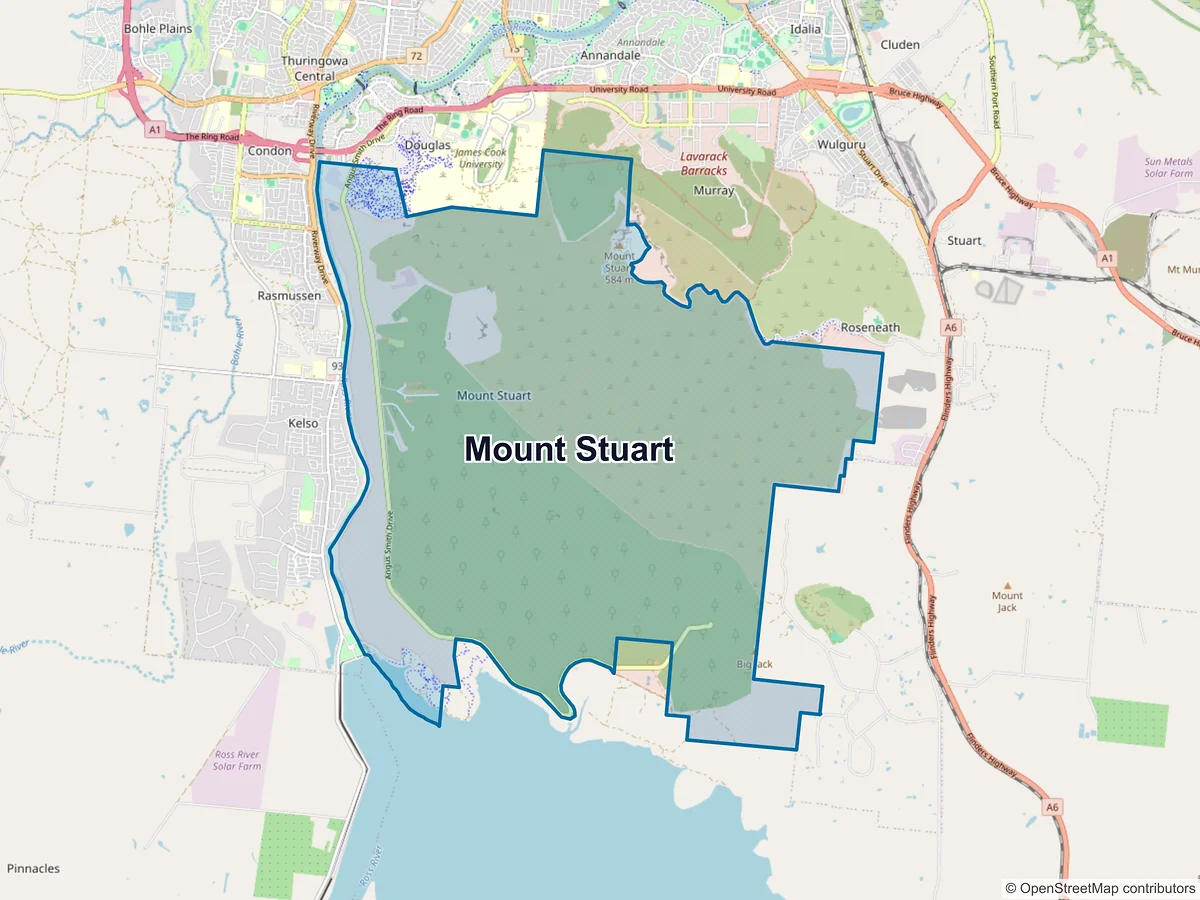 Map of Mount Stuart, QLD, Australia