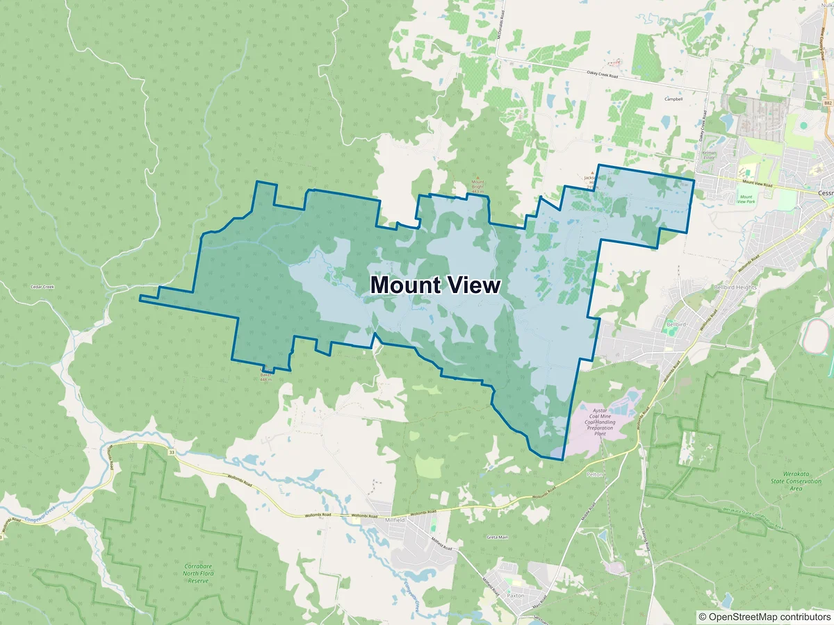 Map of Mount View, NSW, Australia