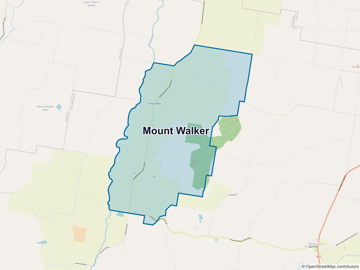 Map of Mount Walker, QLD, Australia
