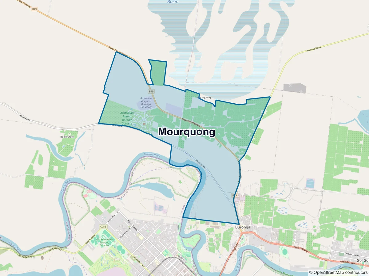 Map of Mourquong, NSW, Australia