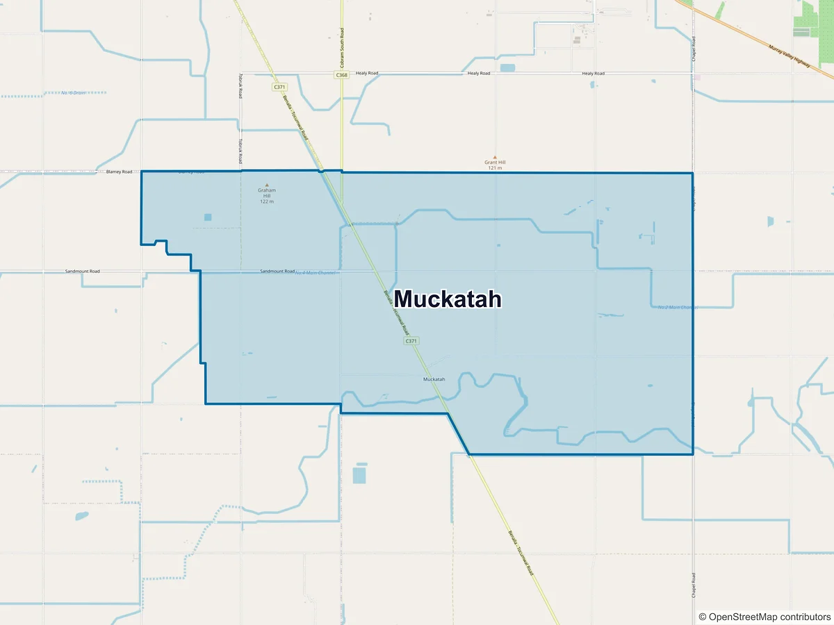 Map of Muckatah, VIC, Australia