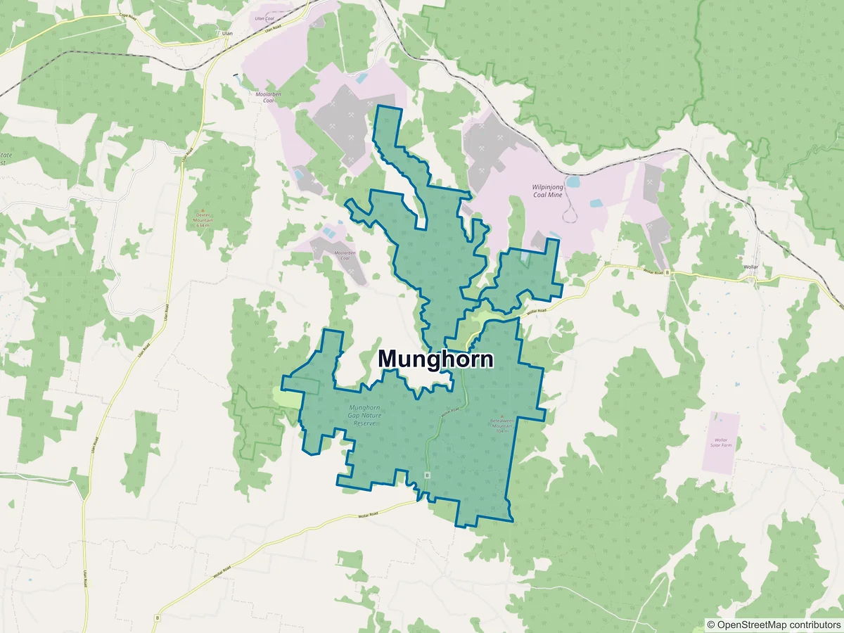 Map of Munghorn, NSW, Australia
