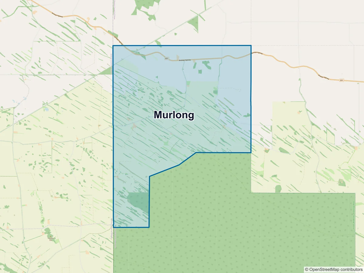 Map of Murlong, SA, Australia