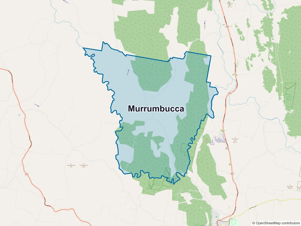 Map of Murrumbucca, NSW, Australia