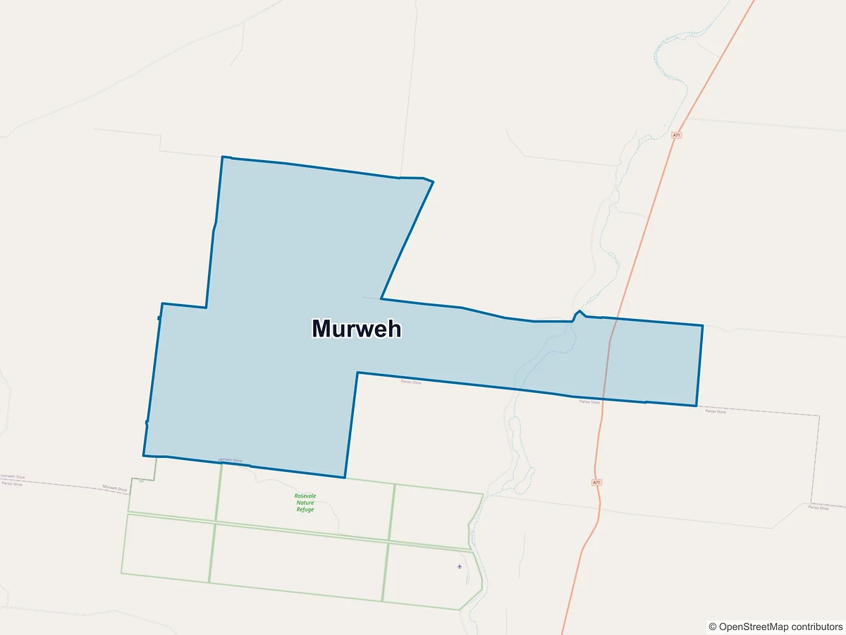 Map of Murweh, QLD, Australia