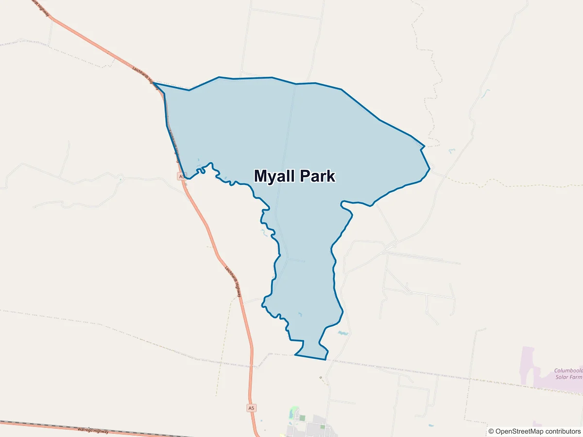 Map of Myall Park, QLD, Australia