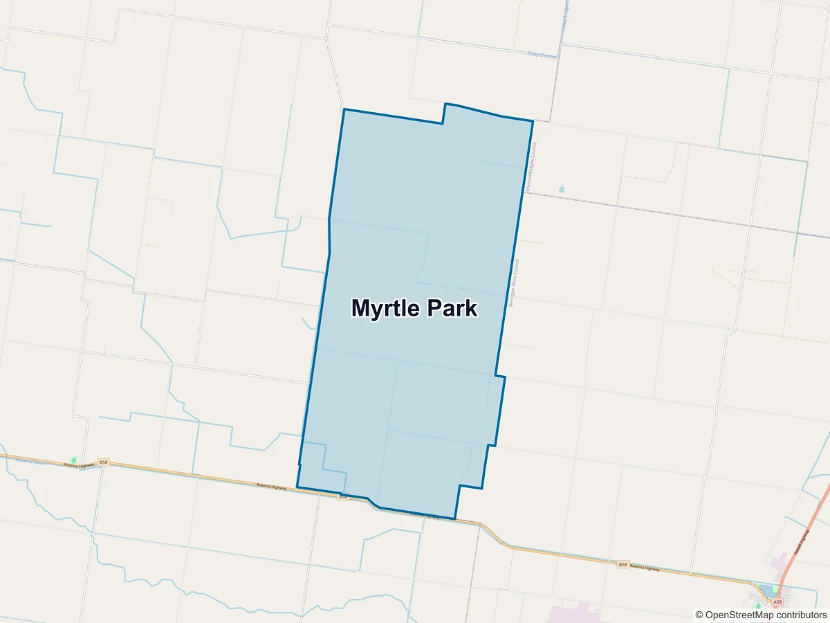 Map of Myrtle Park, NSW, Australia