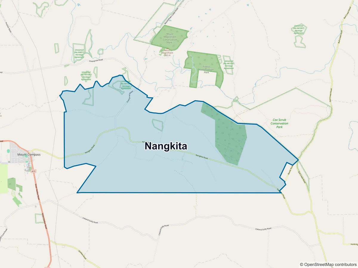 Map of Nangkita, SA, Australia