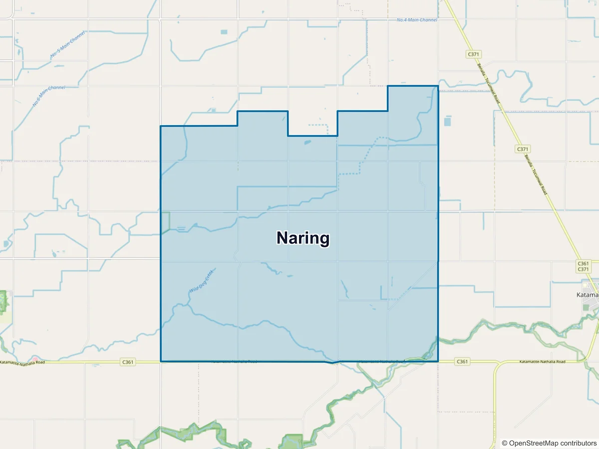 Map of Naring, VIC, Australia