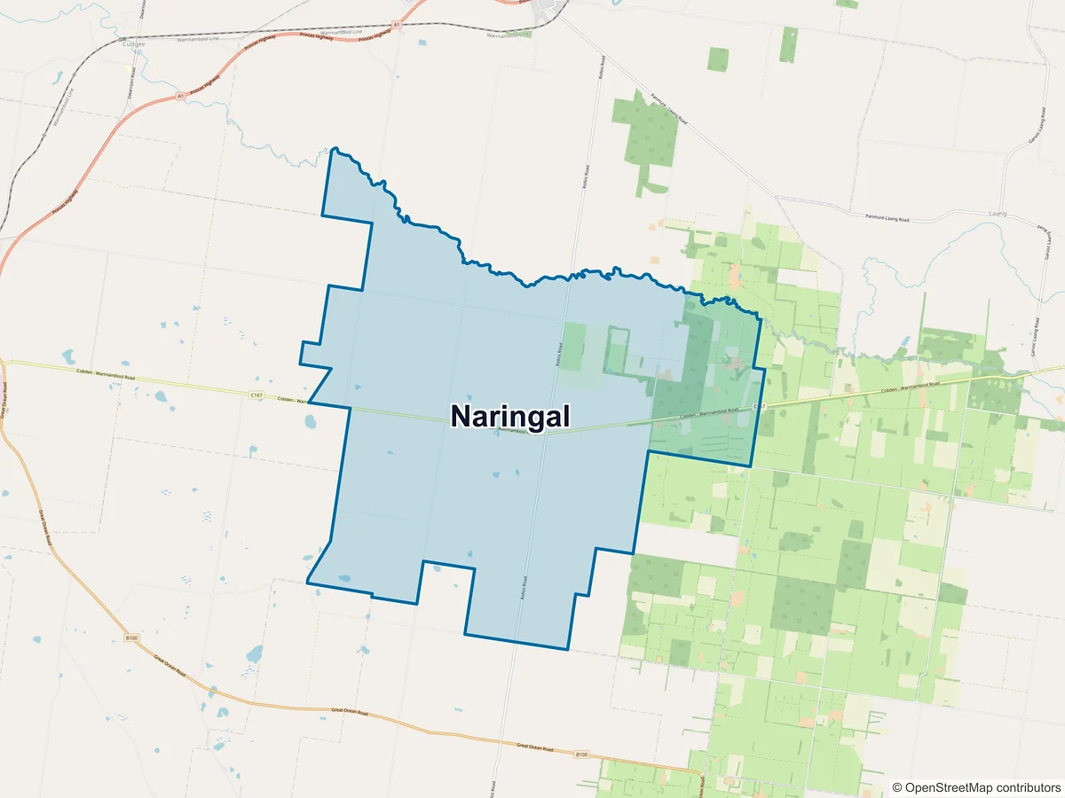 Map of Naringal, VIC, Australia